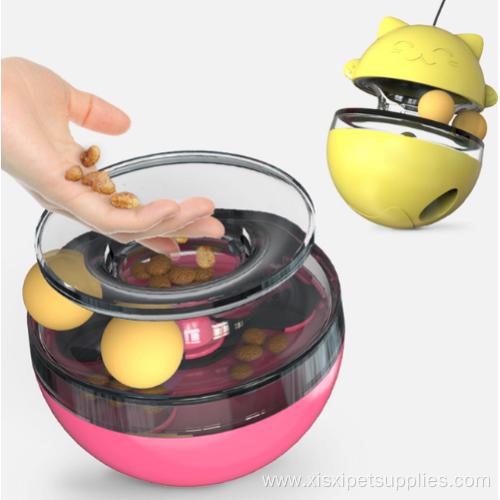 pet stress relief interactive pet track tumbler ball